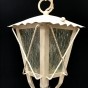 R1351 - Lampioncino bianco, portalampada E27 - cm.20x20 h.33